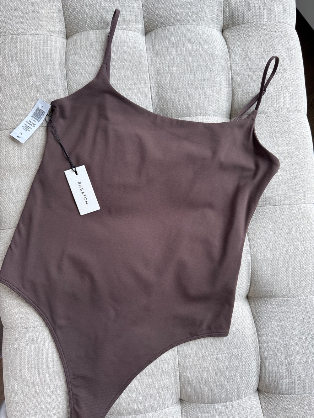 *New Babaton Mocha Contour Bodysuit